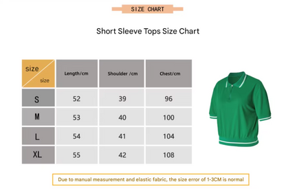 Premium Quality Short-sleeve Golf Polo Shirt for Ladies